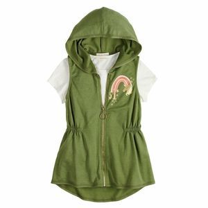 Self Esteem Tee & Sleeveless Anorak Set XL